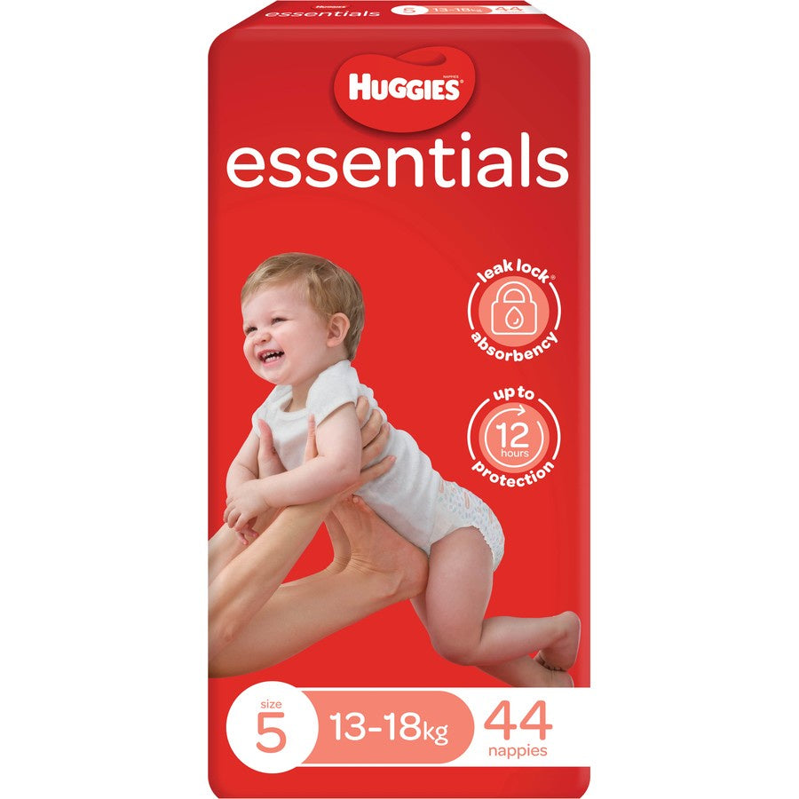 Huggies Essentials Size 5 Walker 44pk