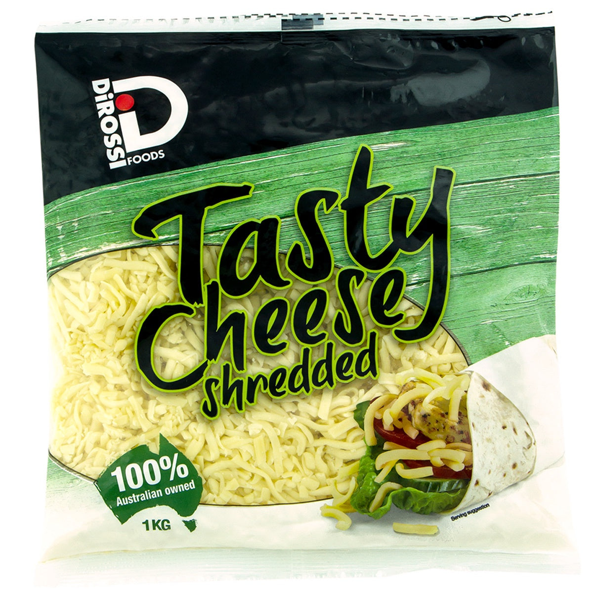 DiRossi Foods Shredded Cheese Tasty 1kg