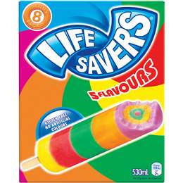 Lifesavers Icy Poles Lifesavers 8pk