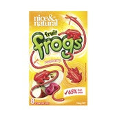 Nice & Natural Raspberry Flavour Fruit Frogs 8pk 136g