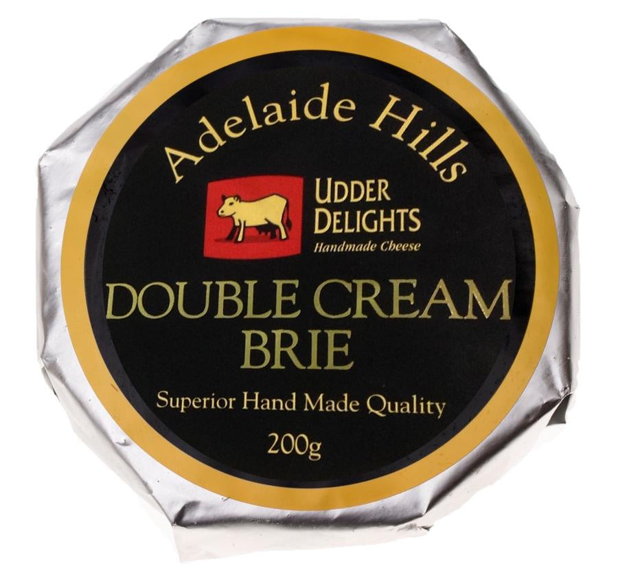 Udder Delights Adelaide Hills Double Cream Brie 200g