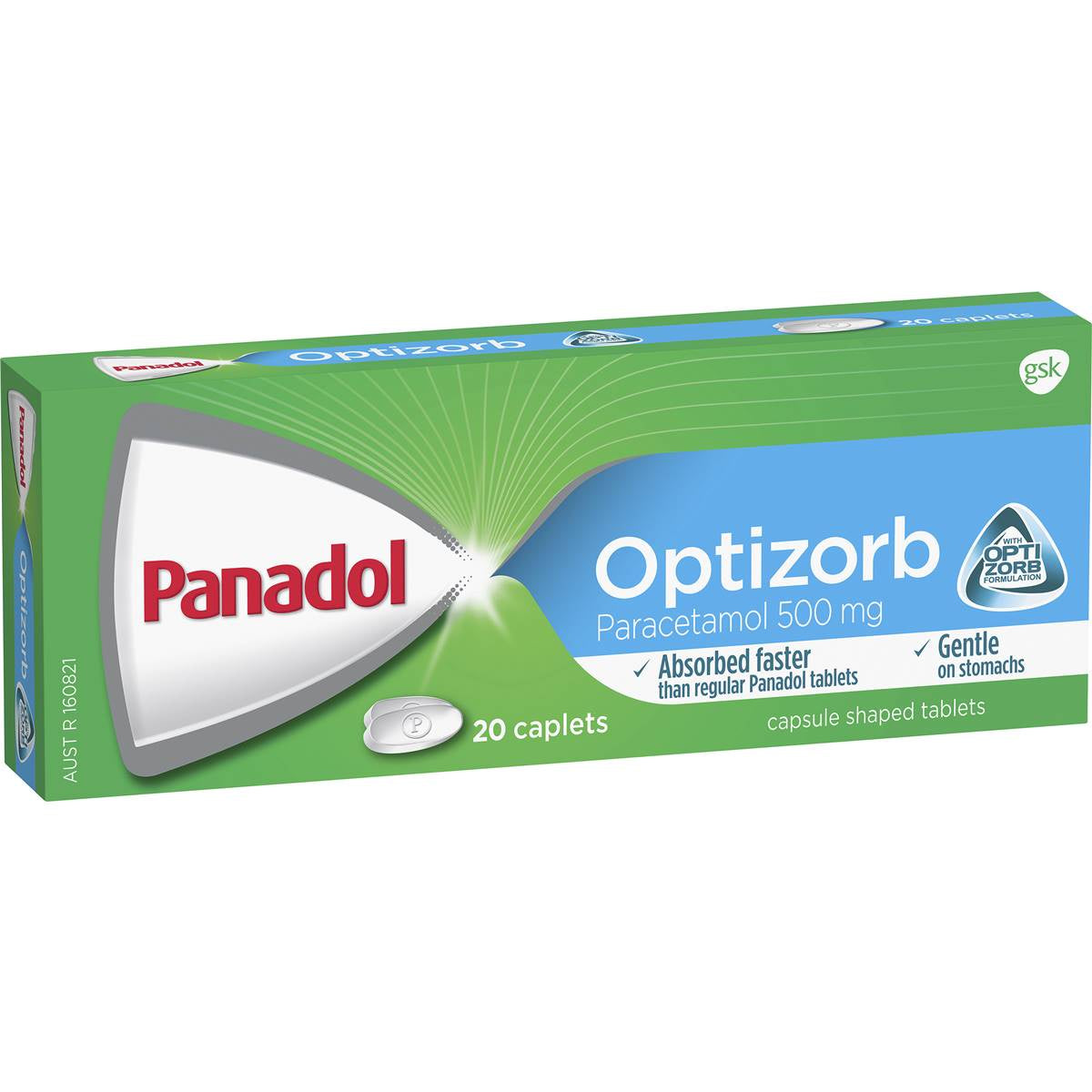 Panadol Optizorb Caplets 20pk