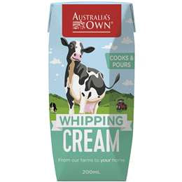 Australia's Own Whipping Cream 200mL