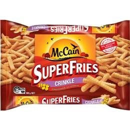 McCain Superfries Crinkle Cut Gluten Free 900g