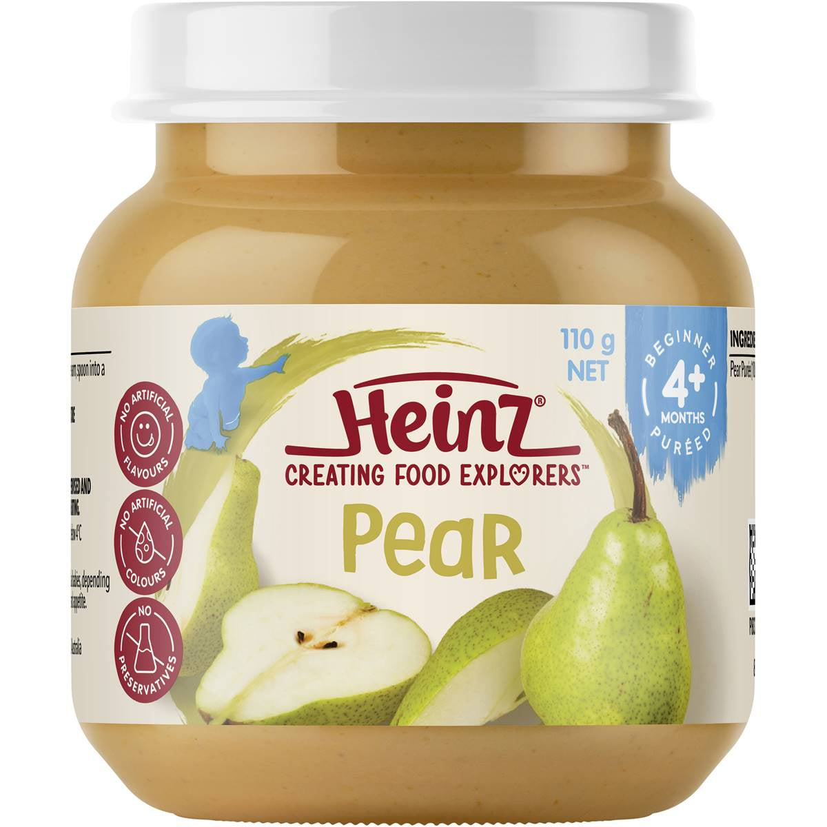 Heinz Pear 4+ Months 110g