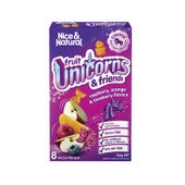 Nice & Natural Unicorn & Friends Fruit Packs 8pk 136g