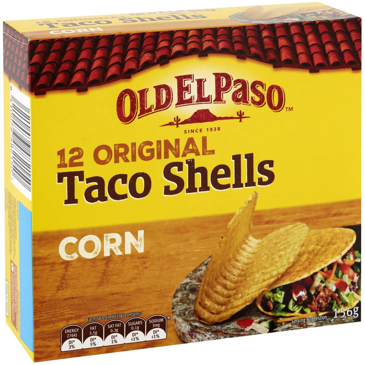 Old El Paso Taco Shells 12pk 156g