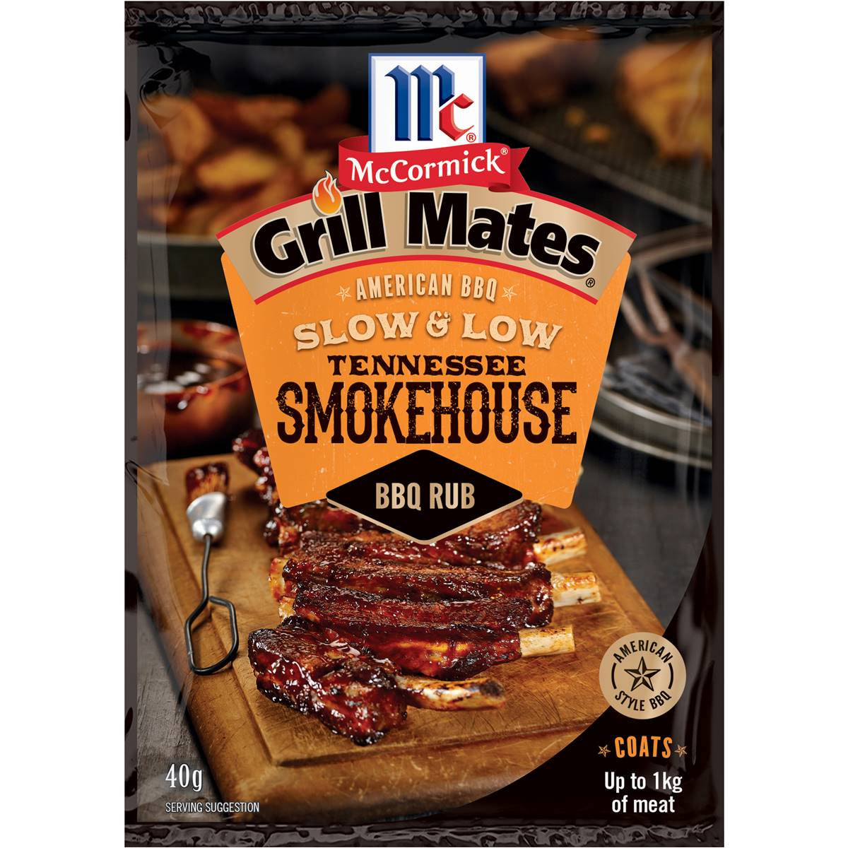 McCormick Grill Mates Tennessee Smokehouse BBQ Rub 40g