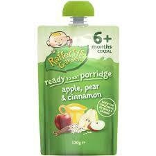 Rafferty's Garden Apple Pear & Cinnamon Porridge 6M 120g