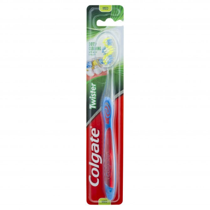 Colgate Toothbrush Adult Twister Medium 1pk