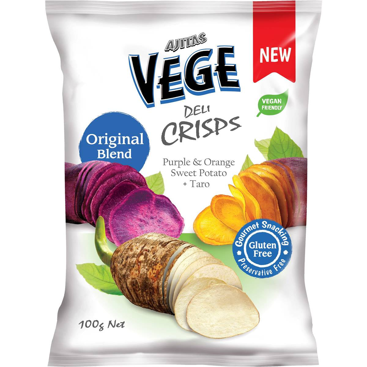 Vege Chips Deli Crisps Original Blend 100g