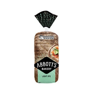 Abbott's Light Rye Sliced Bread 680g