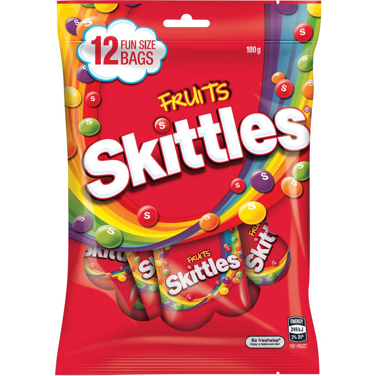 Skittles Fruits Share Pack 12pk 180g