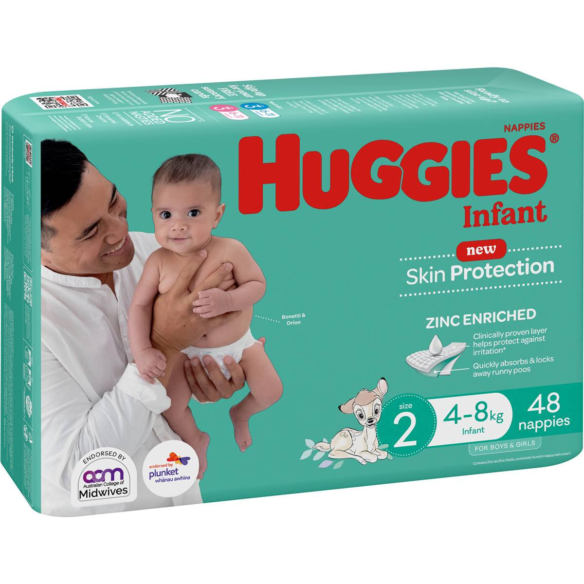 Huggies Infant Nappies Size 2 48pk