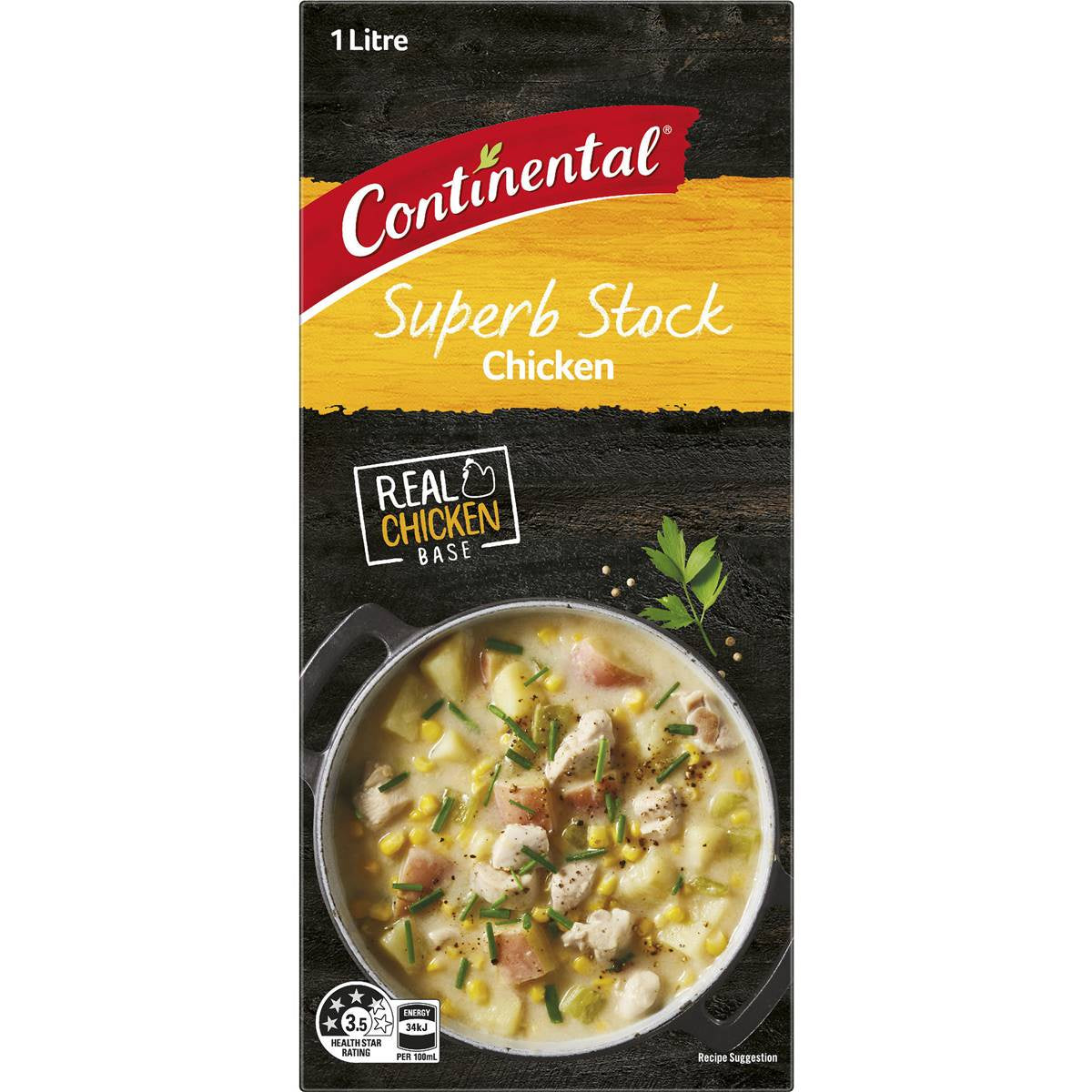 Continental Chicken Stock 1L