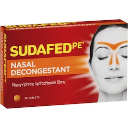 Sudafed PE Nasal Decongestant 10pk