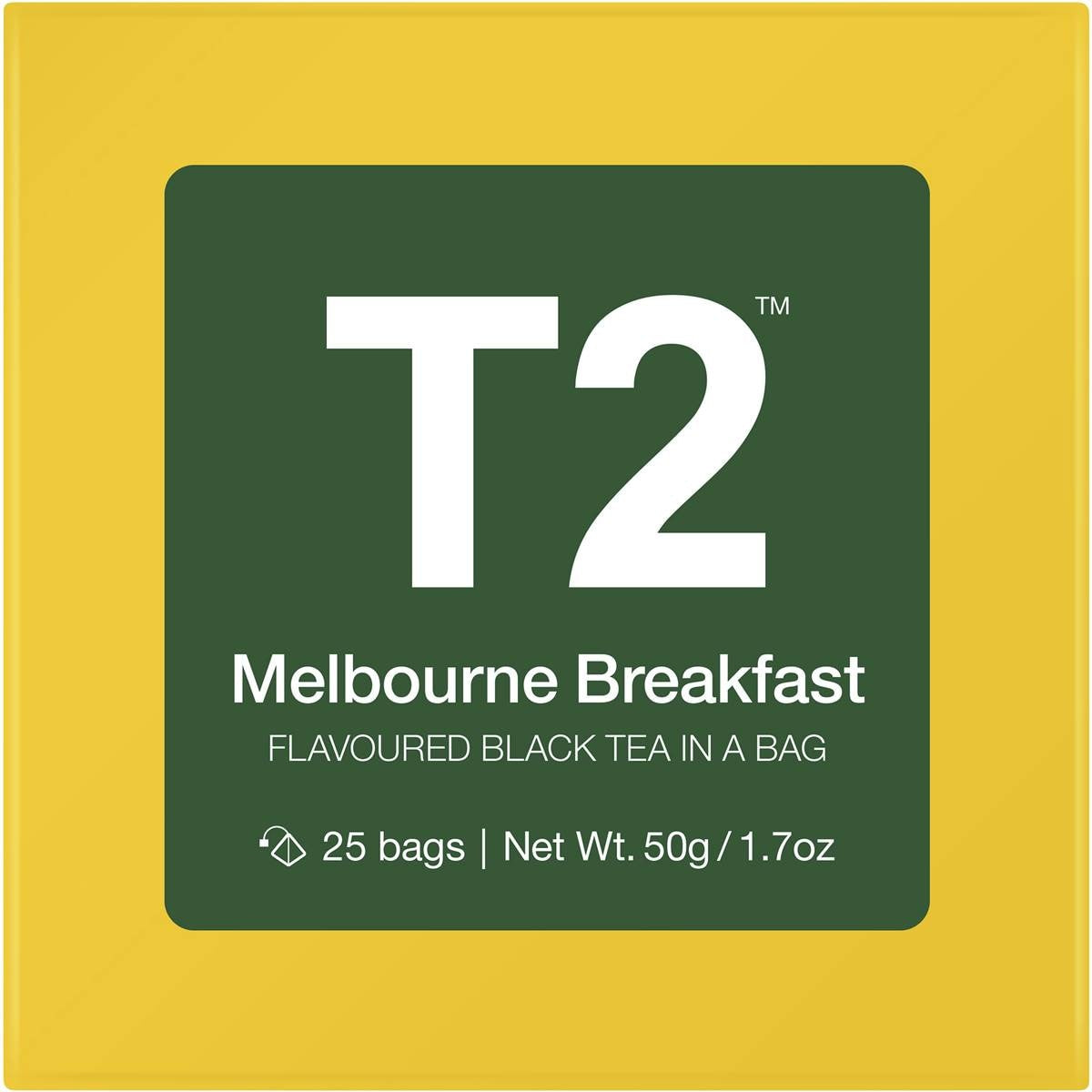 #T2 Melbourne Breakfast Tea Bags 25pk