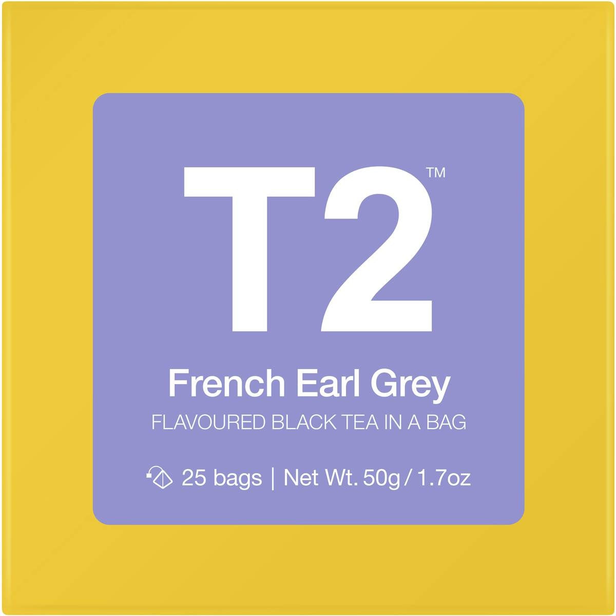 T2 French Earl Grey Tea Bags 25pk