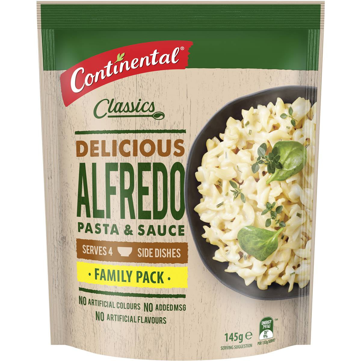 Continental Pasta & Sauce Alfredo 145g