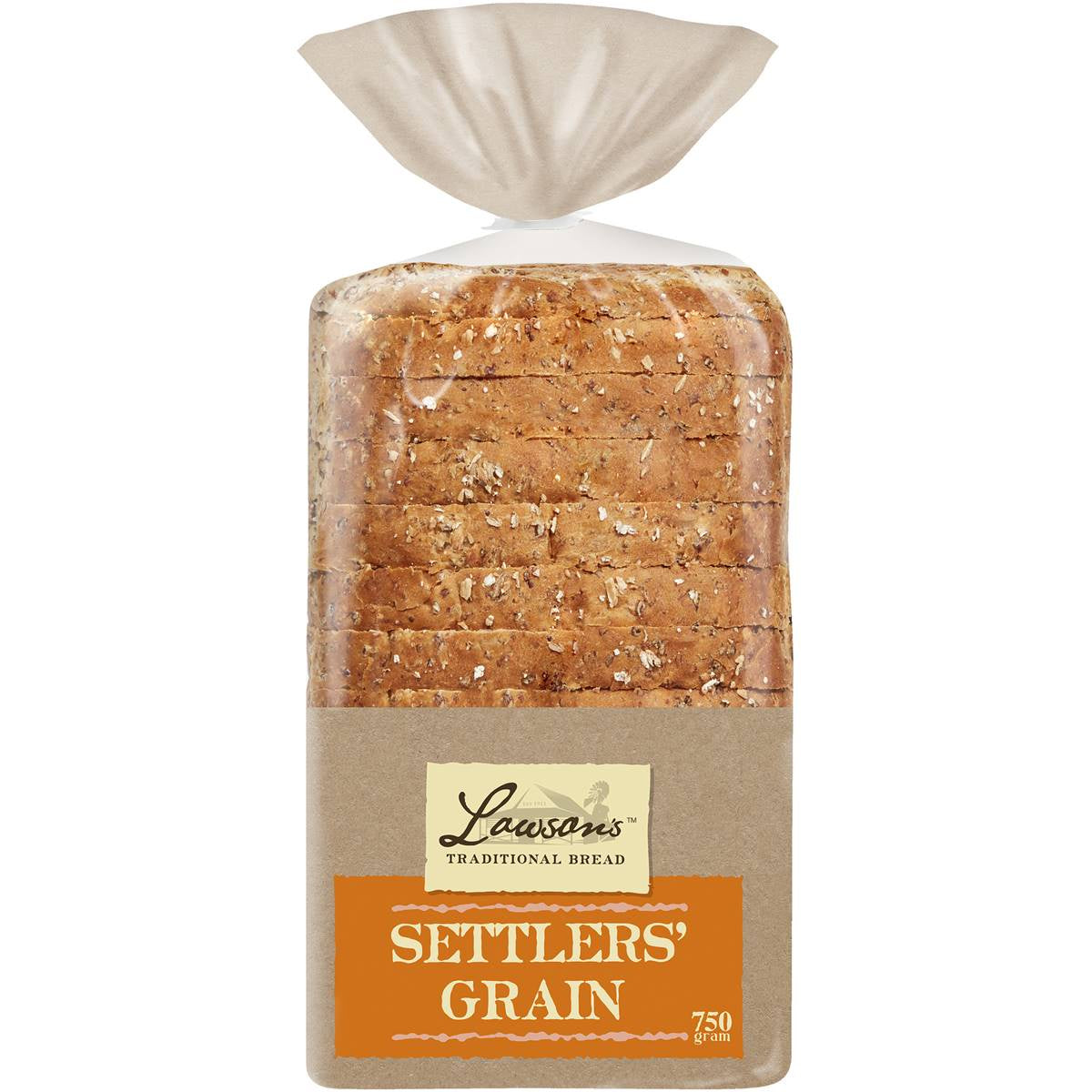 Lawson's Sliced Bread Settlers Grain 750g