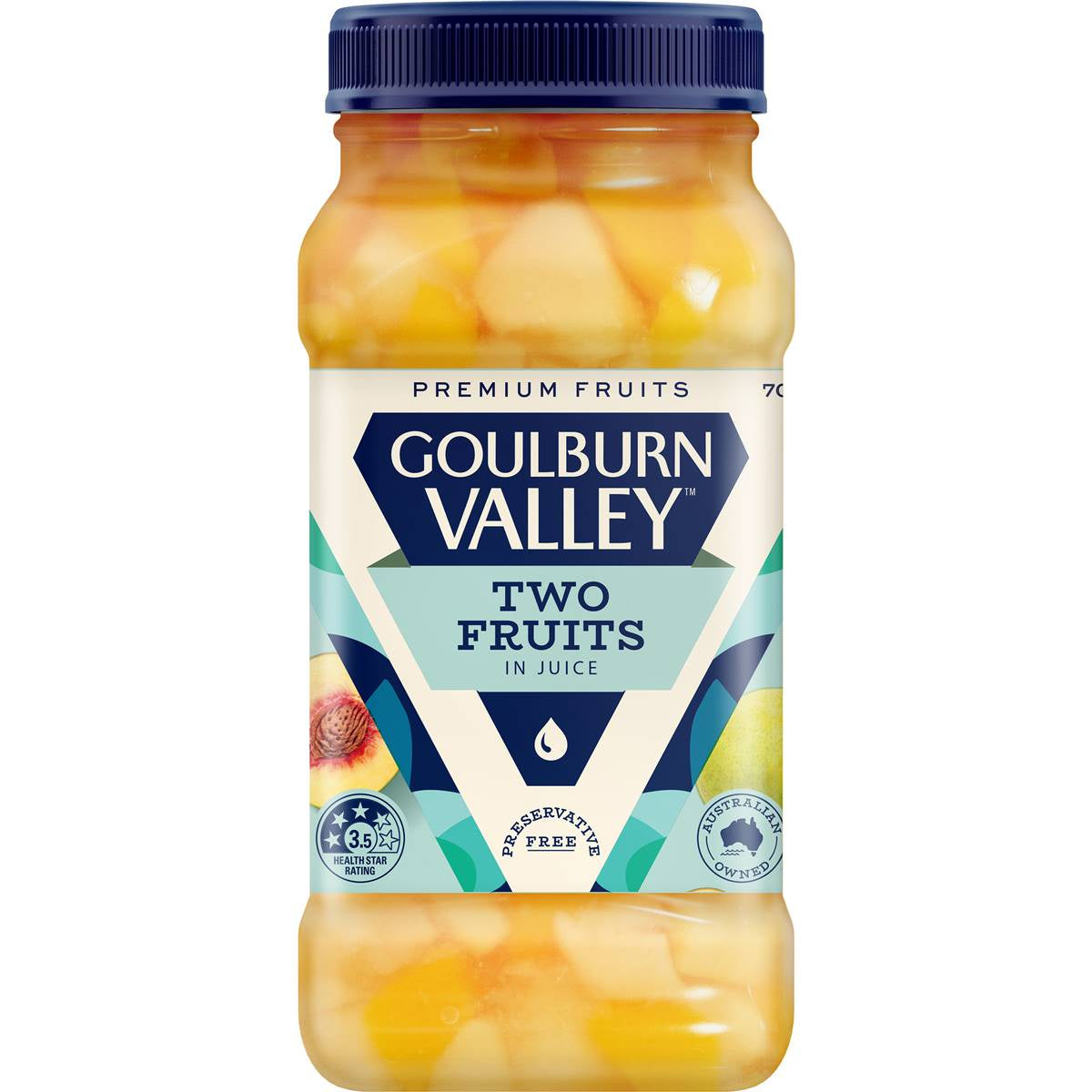 Goulburn Valley Two Fruits in Juice Diced 700g