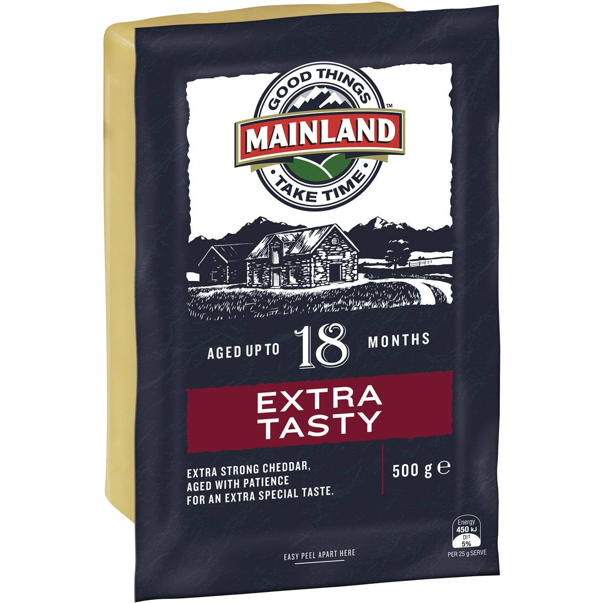 Mainland Cheese Cheddar Extra Tasty 500g