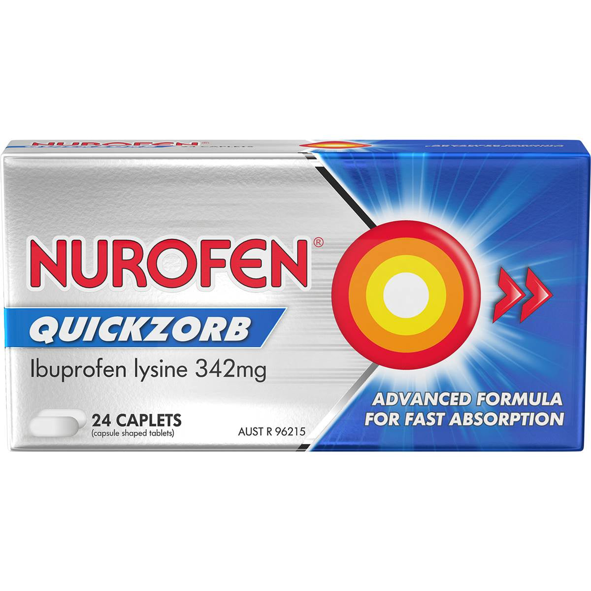 Nurofen Quickzorb Caplets 24pk