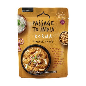 Passage to India Simmer Sauce Korma 375g