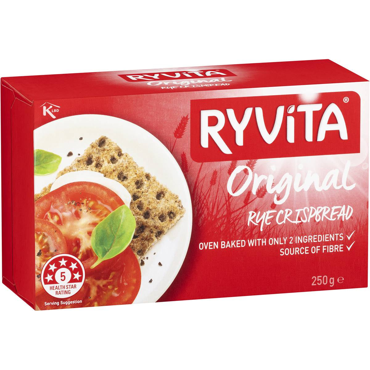 Ryvita Rye Crispbread Original 250g