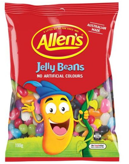 Allen's Fruit Craze Jelly Beans 190g