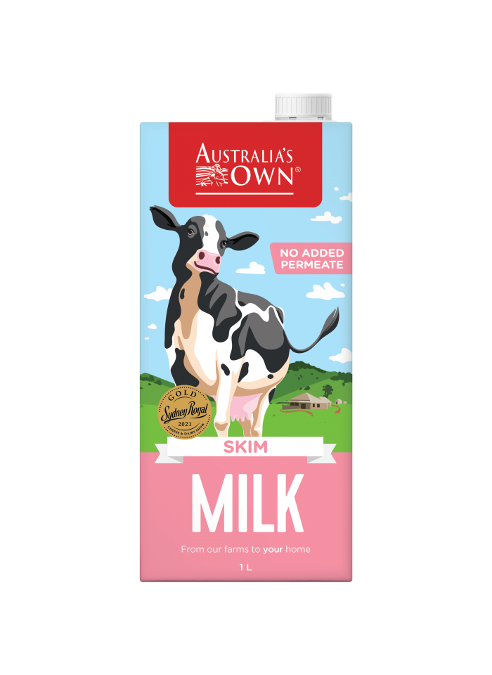 Australia's Own Skim Milk 1L