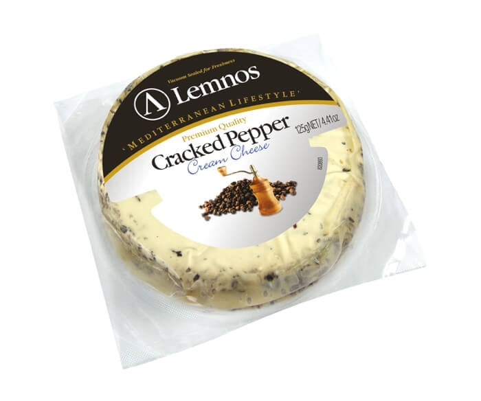 Lemnos Cream Cheese Cracked Pepper 125g