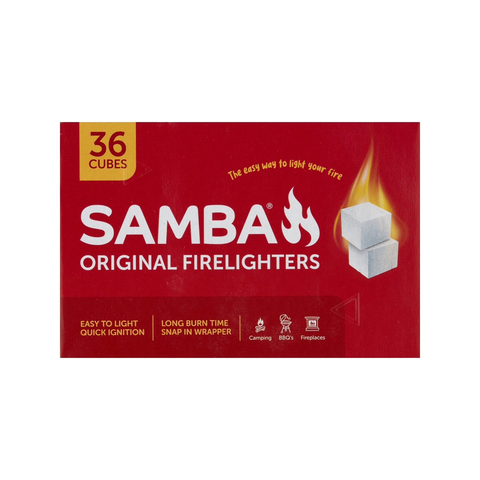 Samba Original White Firelighters 36pk