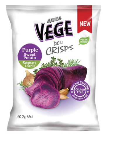 Vege Chips Deli Crisps Purple Sweet Potato 100g