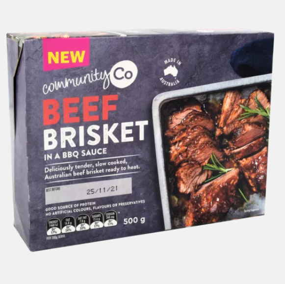 Community Co Slow Cooked Beef Brisket 500g