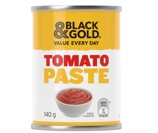 Black & Gold Tomato Paste 140g