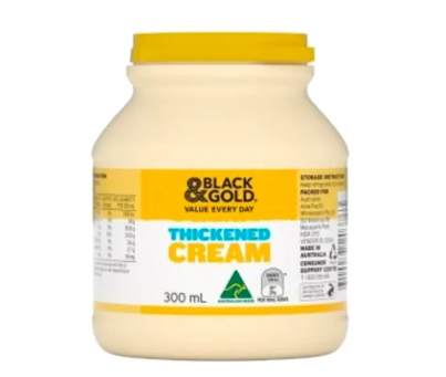 Black & Gold Thickened Cream 300mL