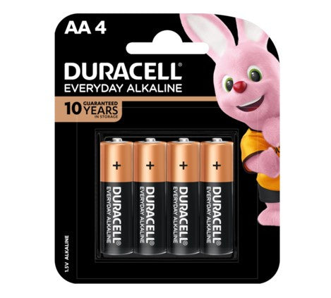 Duracell Batteries Everyday AA 4pk