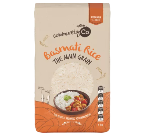 Community Co Rice Basmati 1kg