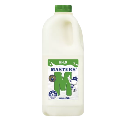 Masters Hi-Lo Milk 2L