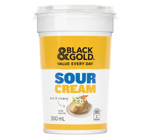 Black & Gold Sour Cream 300g