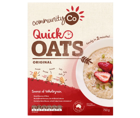 Community Co Quick Oats Original 750g