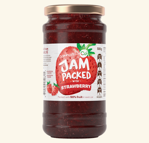 Community Co Strawberry Jam 500g