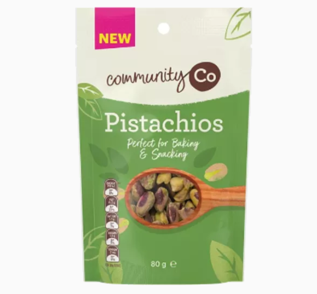 Community Co Raw Pistachios 80g