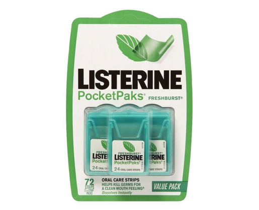 Listerine Freshburst Pocketpaks Oral Strips 3pk