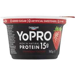 Danone YoPro Strawberry Yoghurt 160g