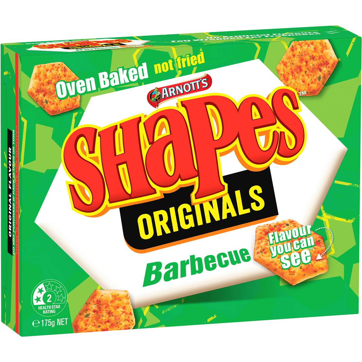 Arnott's Shapes Barbecue Biscuits 175g