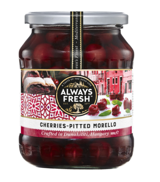 Always Fresh Pitted Cherries Morello 680g