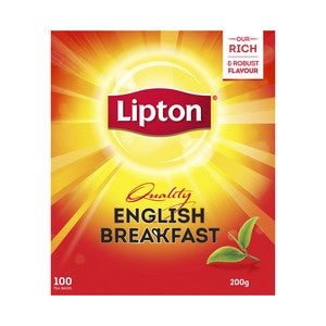 Lipton Quality Tea Bags English Breakfast 100pk