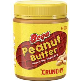 Bega Peanut Butter Crunchy 375g